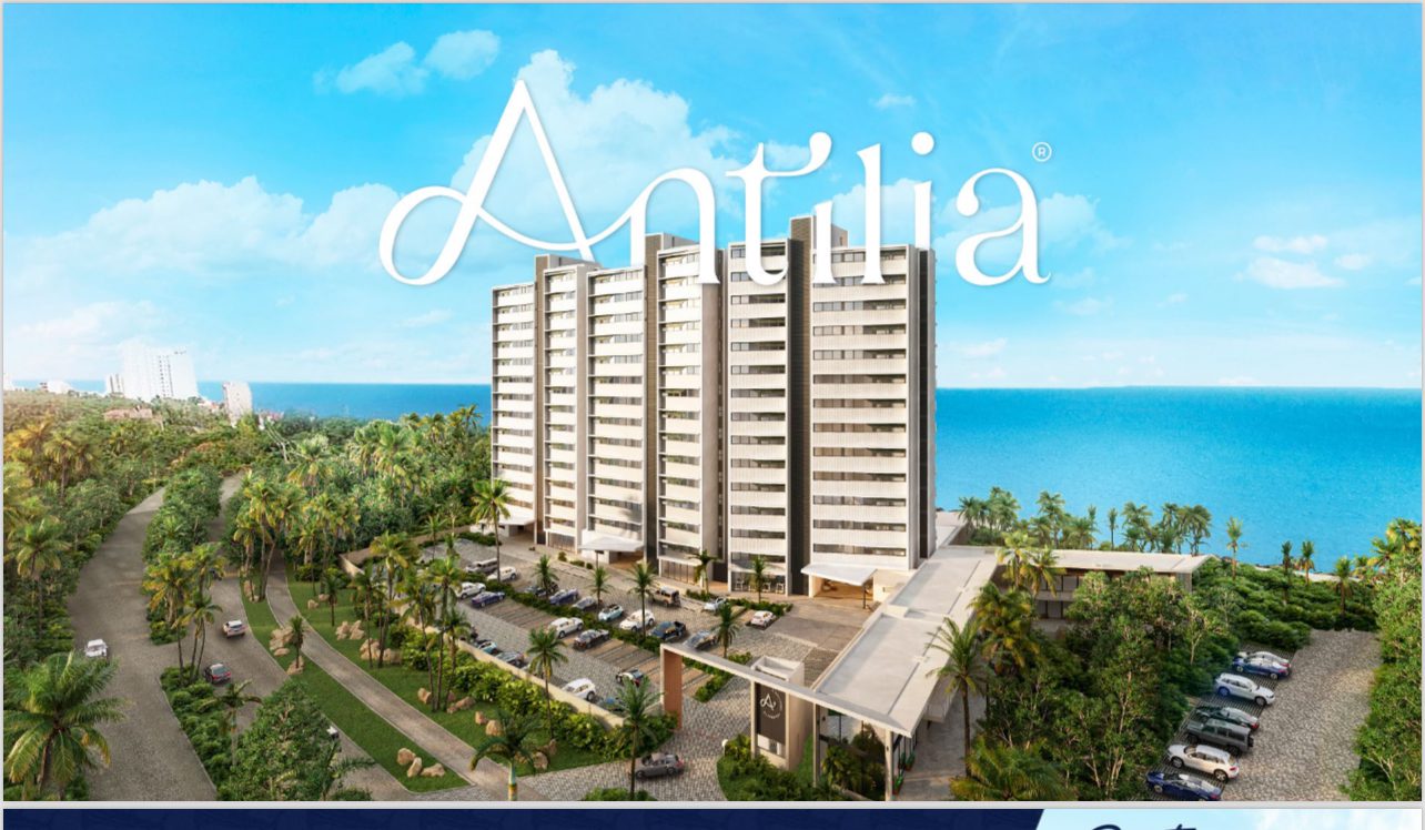 ANTILIA RESIDIENCIAS FRENTE AL MAR COZUMEL LIVING https://info.cozumelliving.com/Antilia.htm