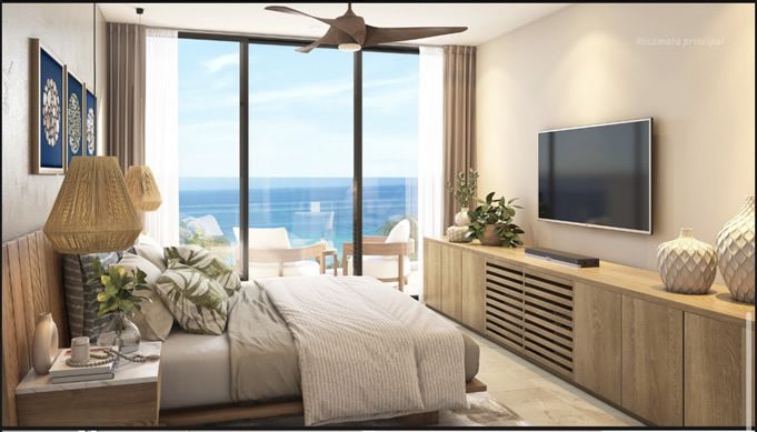Oceanview bedroom Antilia Condo